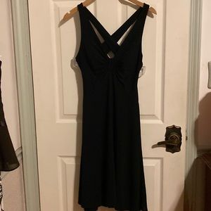 White House Black Market Dress Size 0 Black Low Back